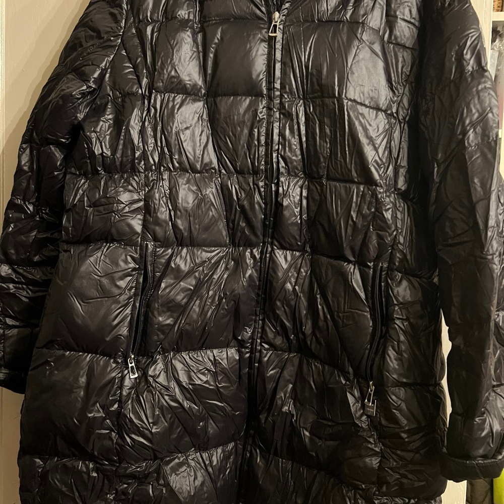 Ladies down packable coat